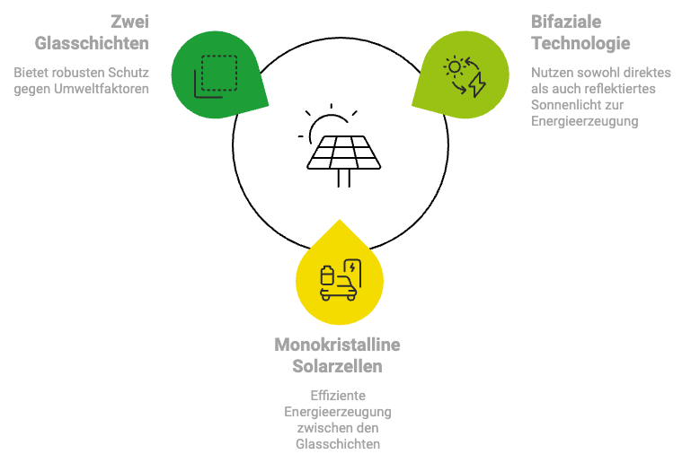Merkmale für Glas-Glas-Module